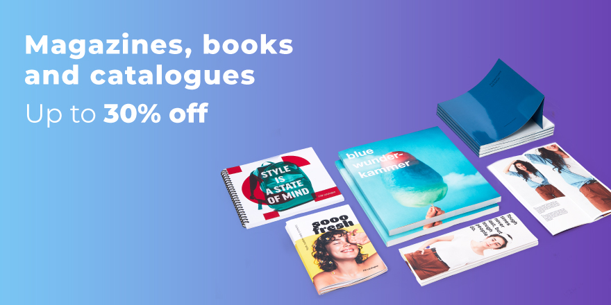 Up to 30% off magazines, books and catalogues: the price you want!
pixartprinting.co.uk