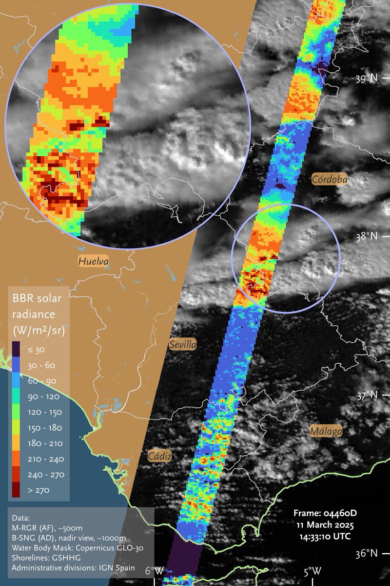 🌧️Thanks to data from <a href="/esa_earthcare/">ESA's EarthCARE mission</a>, scientists are getting useful insights into storm systems like the ones that hit Spain and Portugal in March, helping them better understand how clouds and aerosols affect Earth's climate. 

earth.esa.int/eogateway/succ…

📸Edward Baudrez, Royal