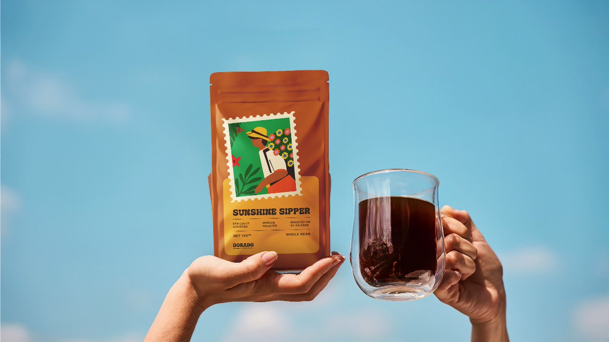 widyayumangesti's tweet image. Get this packaging done for dorado colombia coffee ✨️ #designpackaging #onedayonebrand #designinspo