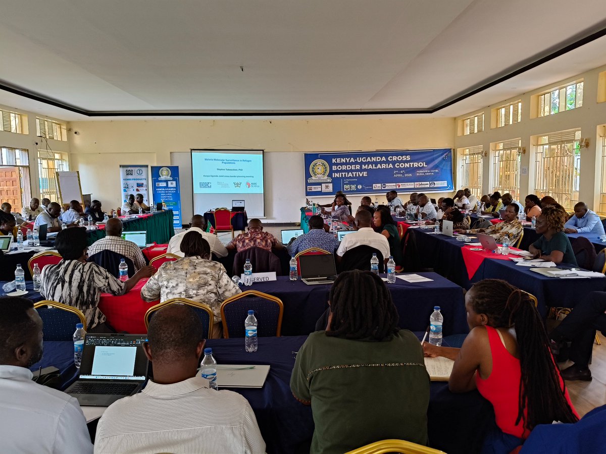 eric ochomo (@eochomo) on Twitter photo The mosquitoes have no borders, we have to work with our neighbors if malaria elimination is to be realized. This week, we begin the conversations to making Kenya Uganda malaria control a reality! <a href="/MOH_Kenya/">Ministry of Health</a> <a href="/MinofHealthUG/">Ministry of Health- Uganda</a> <a href="/KEMRI_Kenya/">Kenya Medical Research Institute</a> <a href="/IDRC/">Marq</a> The mosquitoes have no borders, we have to work with our neighbors if malaria elimination is to be realized. This week, we begin the conversations to making Kenya Uganda malaria control a reality! <a href="/MOH_Kenya/">Ministry of Health</a> <a href="/MinofHealthUG/">Ministry of Health- Uganda</a> <a href="/KEMRI_Kenya/">Kenya Medical Research Institute</a> <a href="/IDRC/">Marq</a>