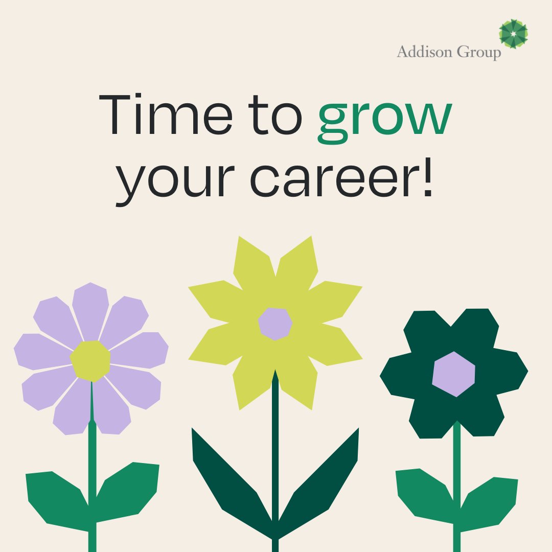 🌷 As the flowers begin to bloom, so can your career. Let's find you the perfect fit this spring.