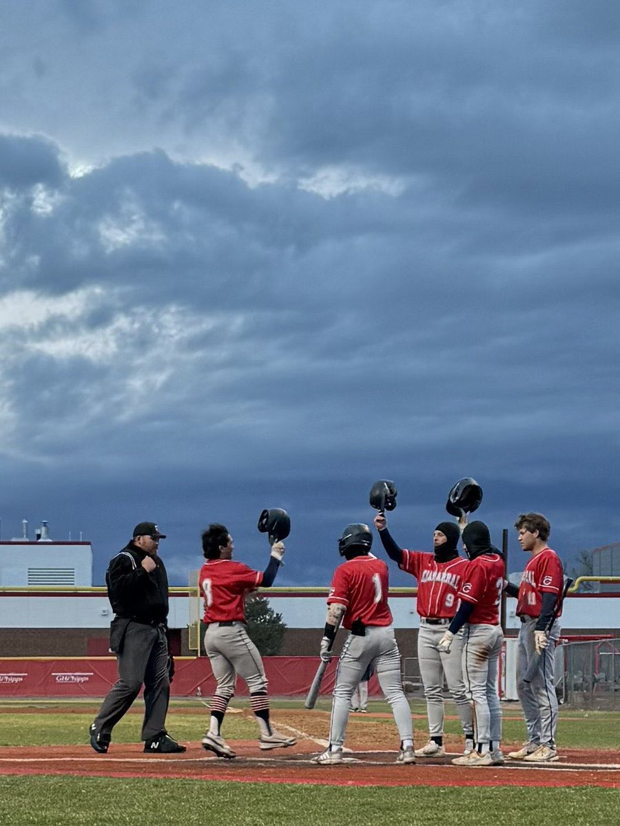 Varsity came home from Brighton with a 9-0 victory last night. 7 of the 9 runs came on two swings, with Josh Sutrina’s grand slam in the top of the first, and Cal Tiner’s 3 run homer in the 3rd. Beckett Bacon again dominated on the mound, allowing only 1 hit with 8 K’s.