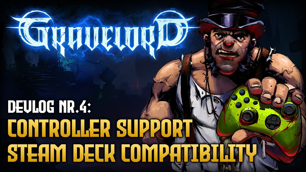 🎮💥The controller and Steam Deck support for GRAVELORD is LIVE! #steamdeck #indiegame