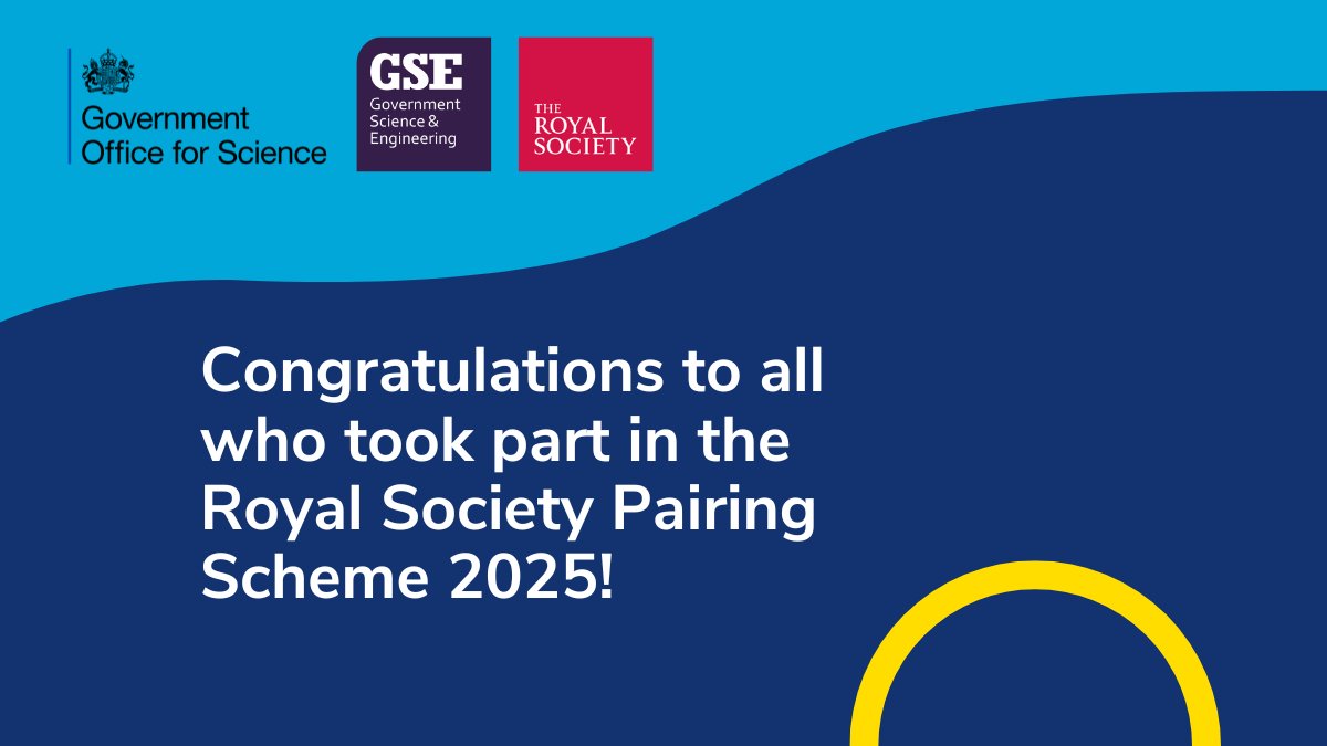 The <a href="/royalsociety/">The Royal Society</a> Pairing Scheme's Week in Westminster took place last week. Research scientists shadowed policymakers across government, providing insight into how academic research can help inform decision-making. 

Applications for the 2026 cohort will open in September 2025!
