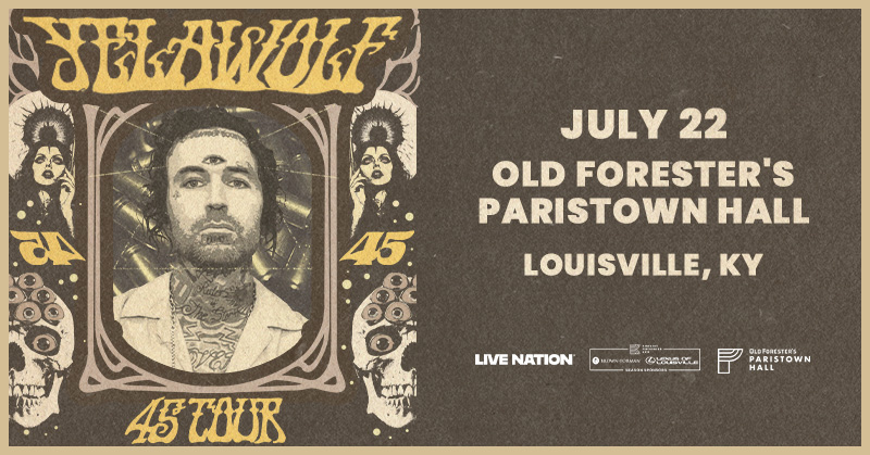 JUST ANNOUNCED! Don’t miss <a href="/Yelawolf/">YelaWolf</a> at <a href="/ParistownHall/">Old Forester's Paristown Hall</a> on July 22! Get more info here: bit.ly/OFPHYelawolf.
