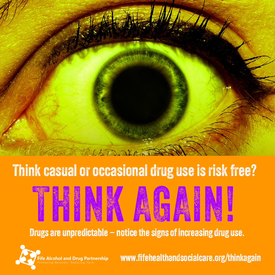 Drugs are always unpredictable. There’s always a risk in taking drugs – even those you’ve tried before. Don’t take the chance, Think Again! Make sure you and your friends stay informed orlo.uk/aJSej