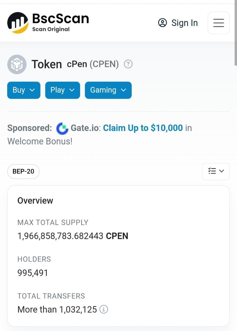 #cPenNetwork Distribution completed..🔥🎉

📣 1.96B Max supply. 🔥🎉

📌 How many $CPEN tokens do you have ❓

If you have $CPEN tokens Like this Post 👇❣️