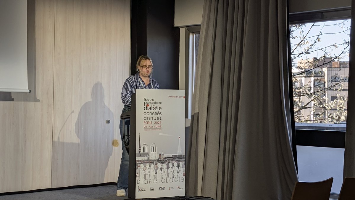Très belle présentation de Raphaëlle Clary <a href="/IRADIPOLC3M/">IROD Lab</a> au cours du congrès de la société francophone du diabète