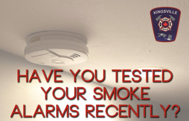 KingsvilleFD's tweet photo. Test Your Smoke &amp; CO Alarms Monthly – It Could Save Your Life!

When was the last time you tested your smoke and carbon monoxide (CO) alarms? If you can’t remember, it’s time to check them today! https://t.co/2MTaOGLWib