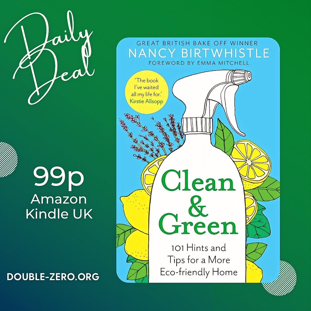 doublezero100's tweet image. One of several hints and tips books from this Great British Bake Off winner and home bird. Top tips - low price today amazon.co.uk/s?k=clean+and+… #Sustainability #ecoliving #hintsandtips #ecofriendly