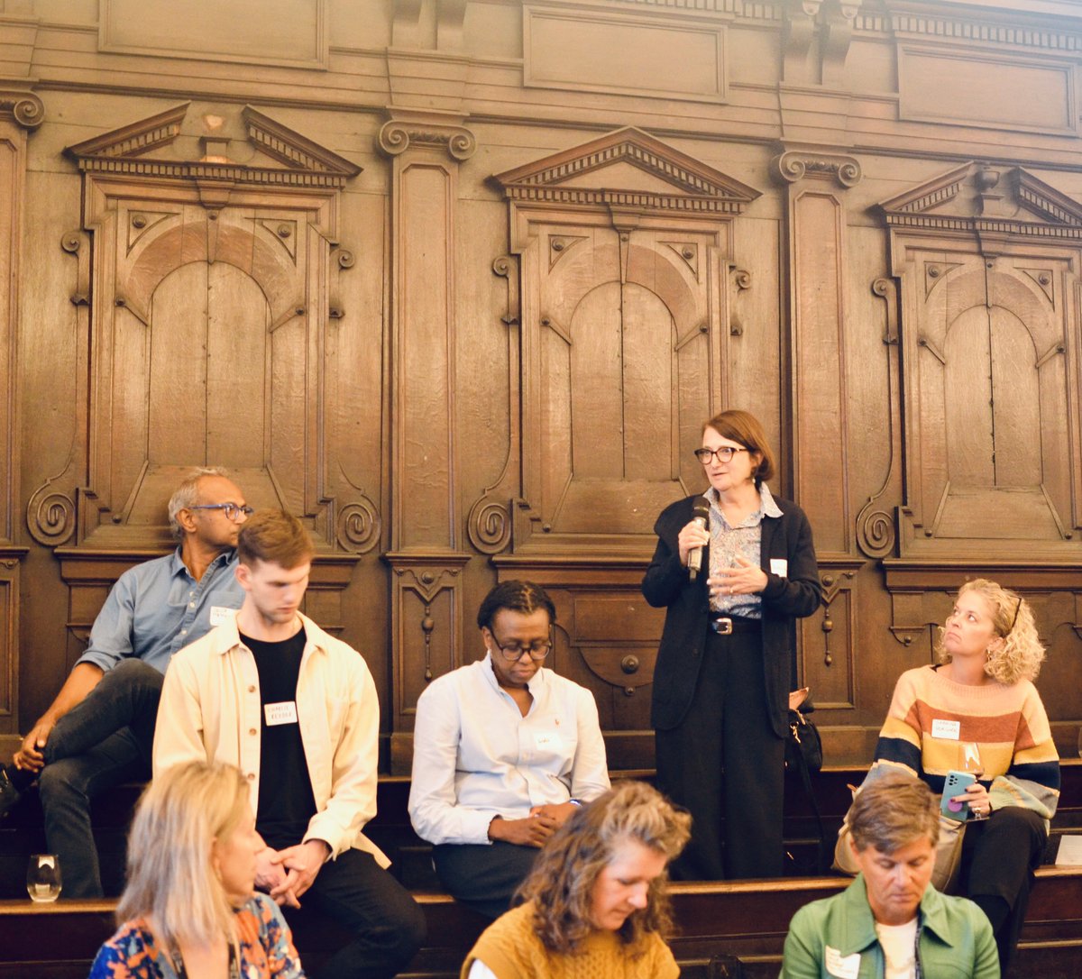 Grateful for an incredible launch event for our new AI Futures course, alongside the <a href="/SkollWF/">Skoll</a>!
Huge thanks to panelists Ben Cumming, Sonja Betschart &amp; Pelonomi Moiloa for an inspiring convo on shaping AI futures.
Thanks also to the Divinity School at Oxford for hosting 🌍🤖✨