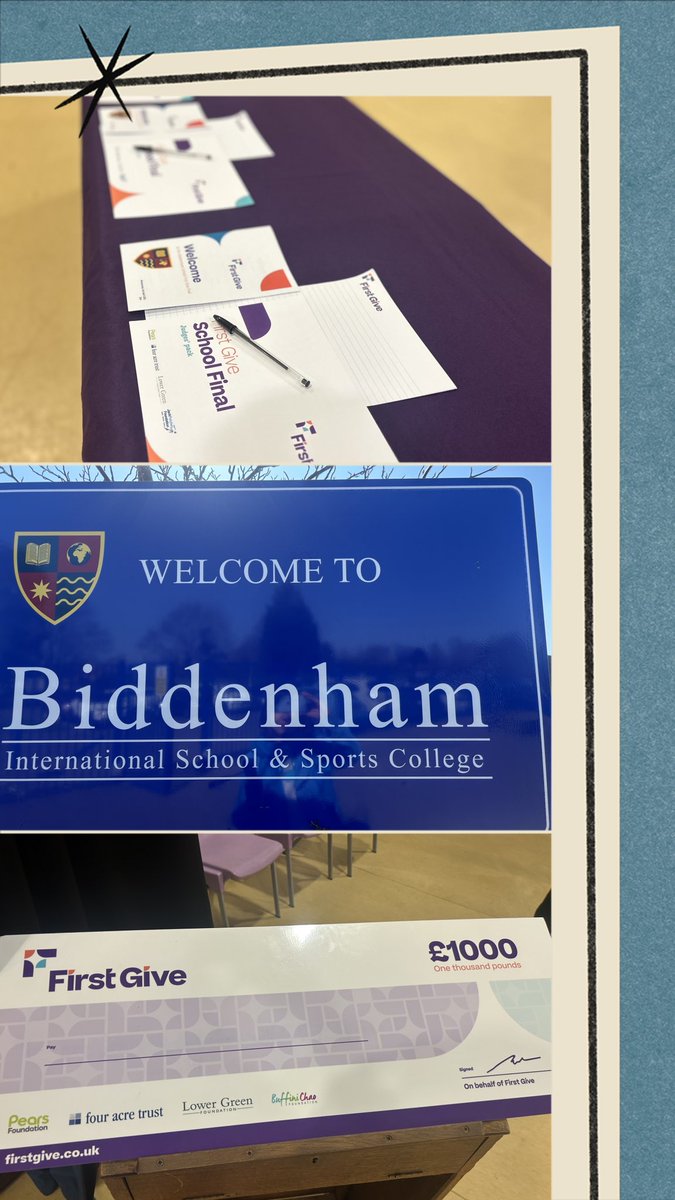 Gosia Kelly (@firstgivegk) on Twitter photo Excited to be joining <a href="/FirstGiveFH/">Felicity - First Give</a> <a href="/BiddenhamIntSch/">Biddenham Int School</a>! Y7s are about to showcase their phenomenal efforts made in support of their chosen #charities. I’m on the panel of judges who will decide which class will win £1000 <a href="/FirstGiveUK/">First Give</a> grant for one of those charities.Tough job ahead! Excited to be joining <a href="/FirstGiveFH/">Felicity - First Give</a> <a href="/BiddenhamIntSch/">Biddenham Int School</a>! Y7s are about to showcase their phenomenal efforts made in support of their chosen #charities. I’m on the panel of judges who will decide which class will win £1000 <a href="/FirstGiveUK/">First Give</a> grant for one of those charities.Tough job ahead!