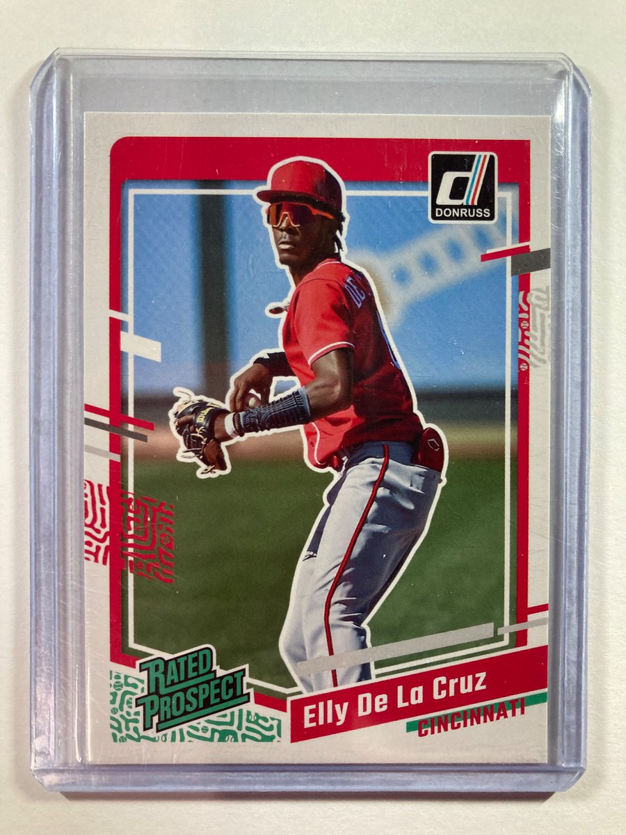 🎁Appreciation Day Giveaway🎁

Winner Announced Saturday

🔥Elly De La Cruz Donruss Rated Prospect Rookie Card #Reds

To enter
1. Follow
2. Retweet
3. Like