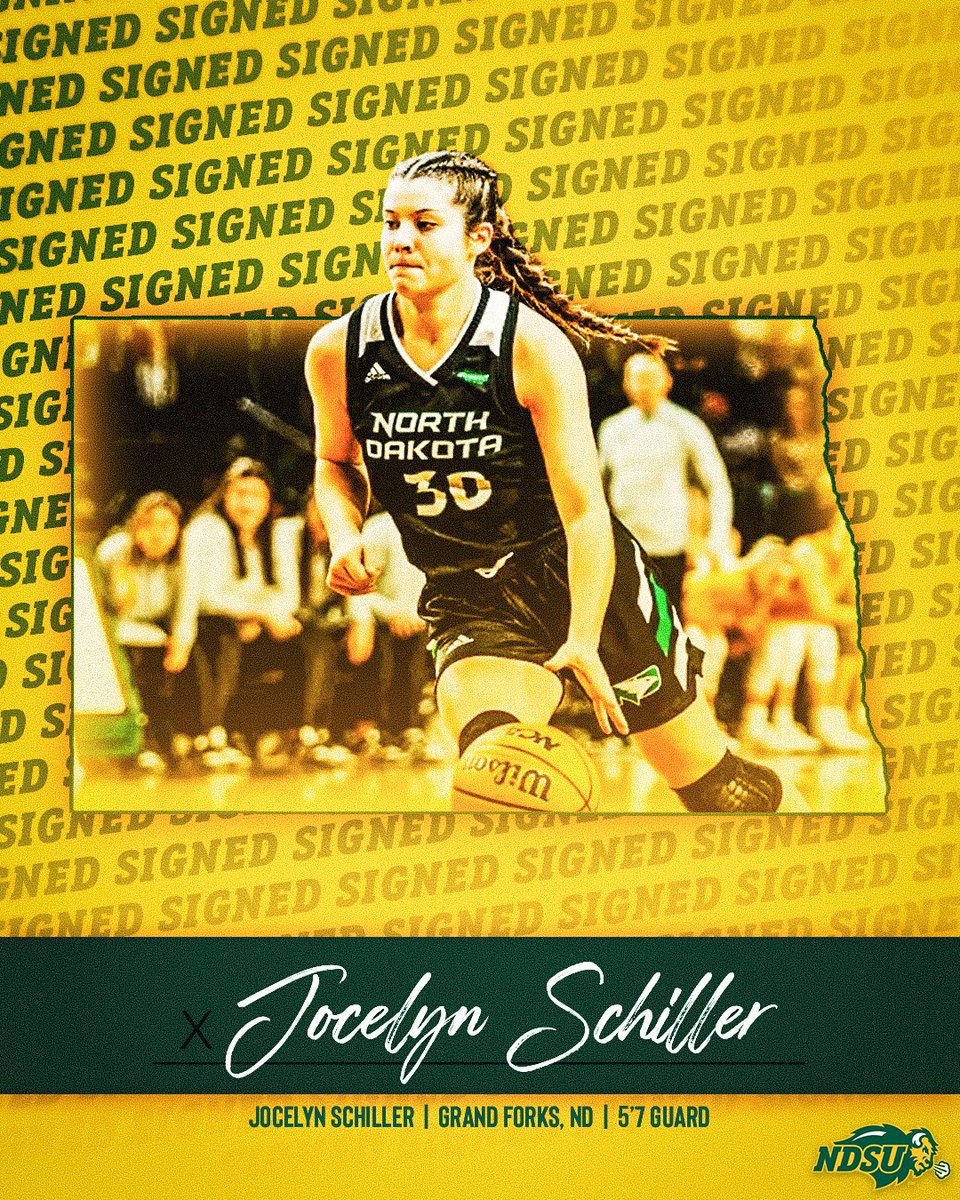 𝓢𝓲𝓰𝓷𝓮𝓭! ✍️

Welcome to the Bison family, Jocelyn! 

📰: gobison.info/3FTRqAz