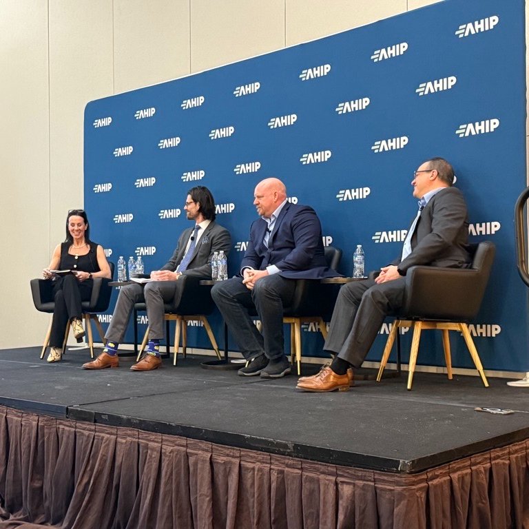 We're incredibly grateful for the meaningful experience at <a href="/AHIPCoverage/">AHIP</a>'s #MMDC25 Forum! Nomi's Sara Ratner lead such a thoughtful panel on navigating healthcare policy changes and finding sustainable paths forward. We appreciate everyone who took the time to stop by and chat!