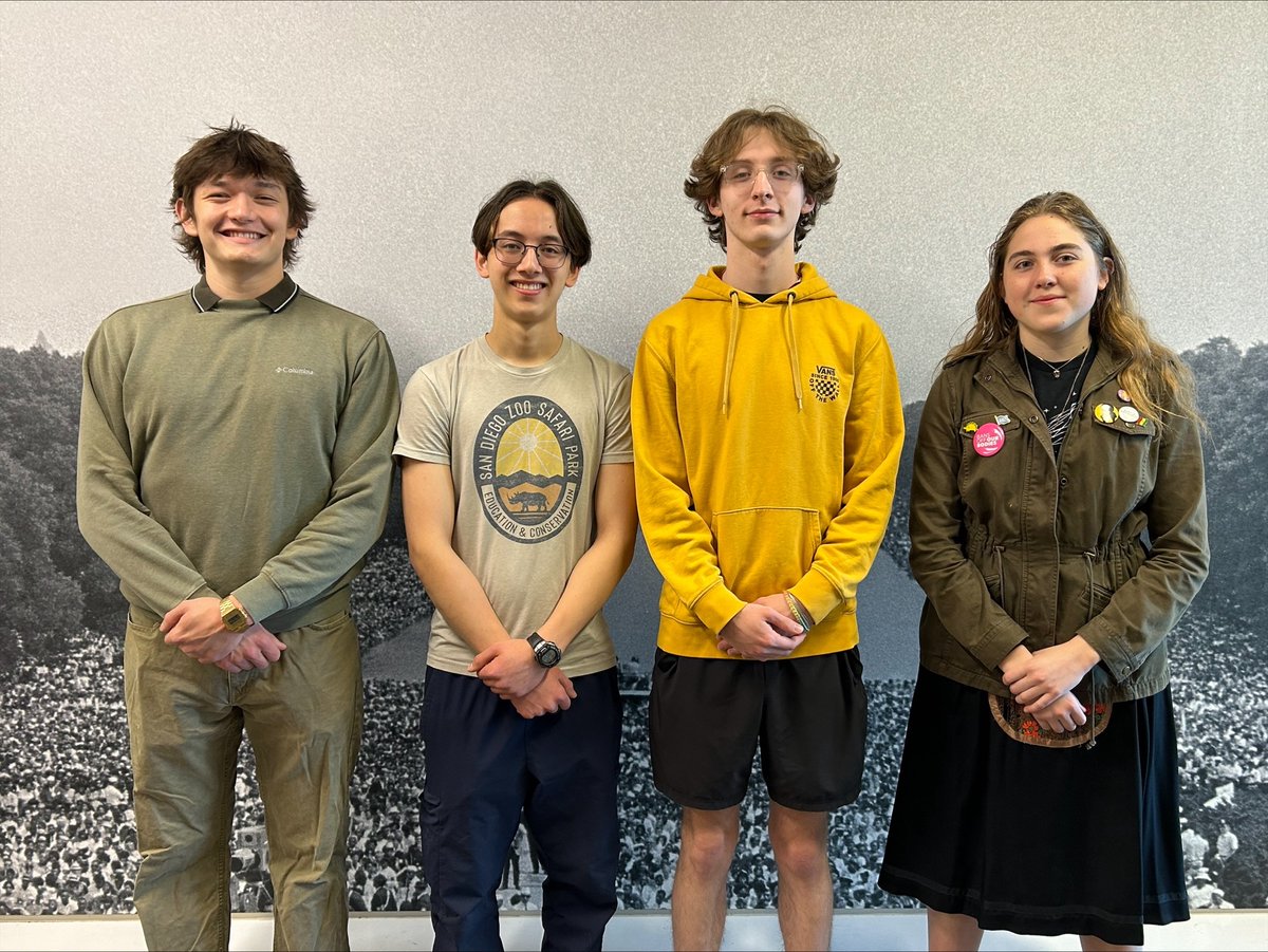 We are excited to announce that four MLK Seniors have been selected as Ned McWherter Scholars by the State of Tennessee: (l to r) Dino Filipovic, Lincoln Schaaf, Jack Burke, and Lottie Cardwell.  Congratulations on receiving this prestigious, highly competitive scholarship!