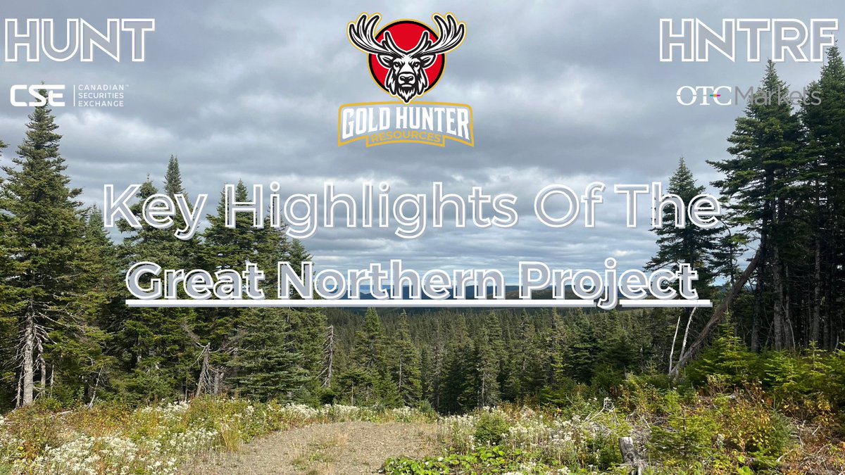 What Are Some Key Highlights Of The Great Northern Project in Canada?🤔

✅ District-Scale Consolidation
Gold Hunter Resources has consolidated a 23,060 hectare land package along the Doucers Valley Fault, boosting exploration potential.

✅ Rich Geological Potential
With 18