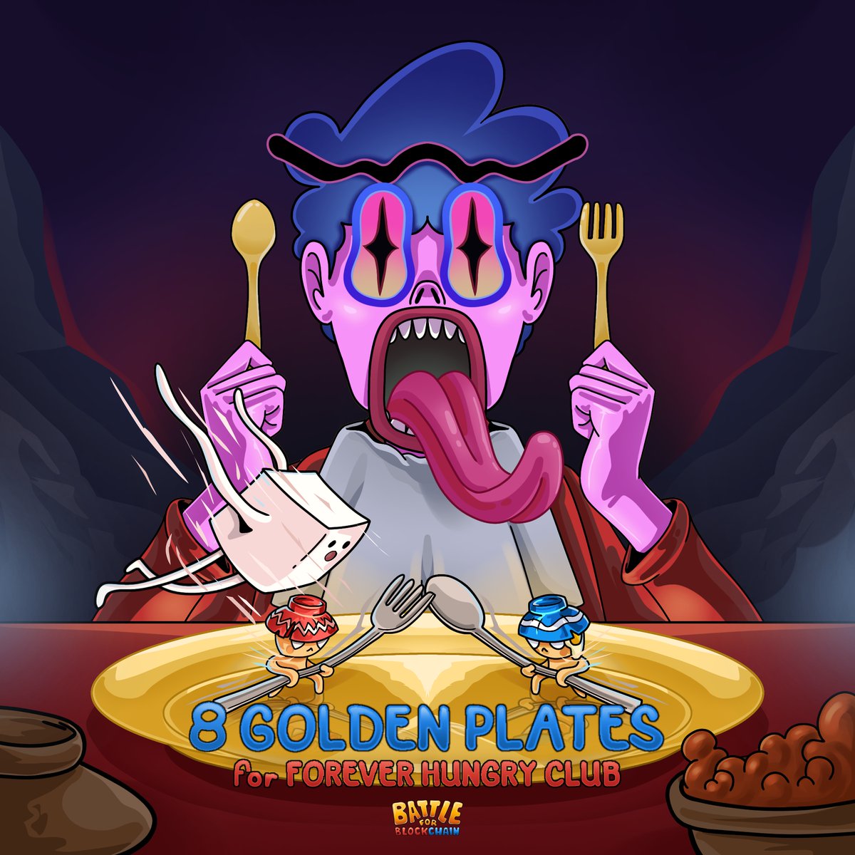 🍽️ THE GOLDEN PLATES HAVE ARRIVED! 🍽️ 

Forever Hungry Club, it’s time to FEAST on glory! Deep in the battle-scarred arenas of <a href="/battleforblock/">Battle for Blockchain</a>, where forks clash spoons and ledgers burn, two warriors has been serving up justice with a side of spice—Snoodles! 🌶️⚔️ 

And now, for