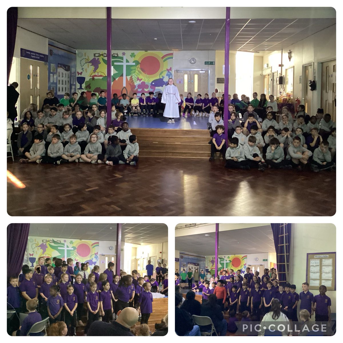 Well done Year 5! An excellent retelling of the Easter story with the support of Year 3 and 4.