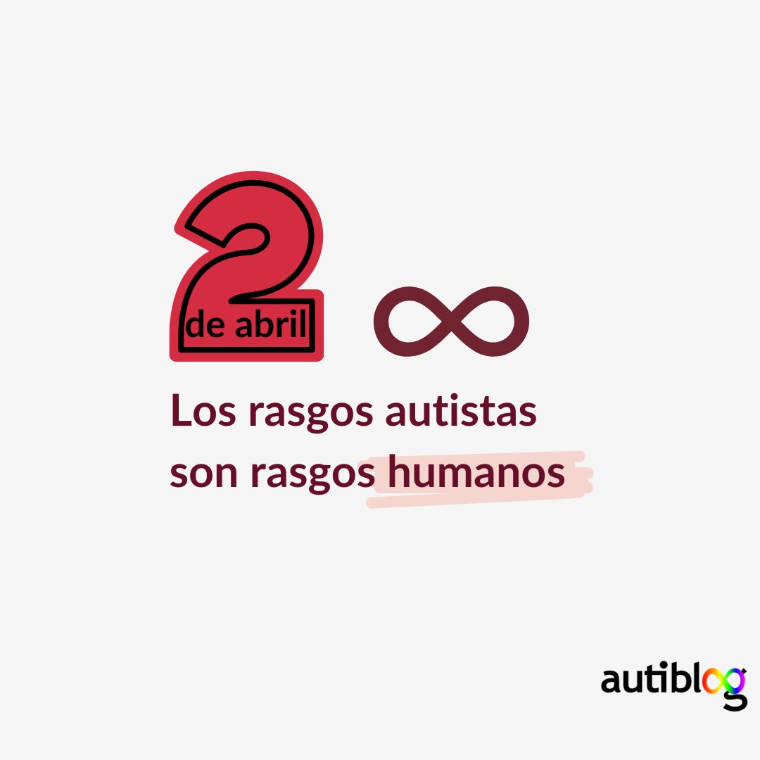 #2DeAbril Ni curas que puedan prevenir nuestra existencia, ni las vacunas son las causantes.

Los genes autistas llevan más de 30000 años en nuestra especie. El autismo es inherente al ser humano.

Los rasgos autistas son rasgos humanos.

#DiaMundialAutismo #SoyAutista