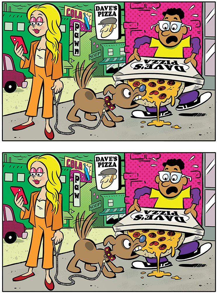 SlylockFox's tweet photo. Spot six differences between these panels! Reply "got it" and share once you find all six.                               #comics #comicstrip @comicskingdom https://t.co/pVeCWttuBR