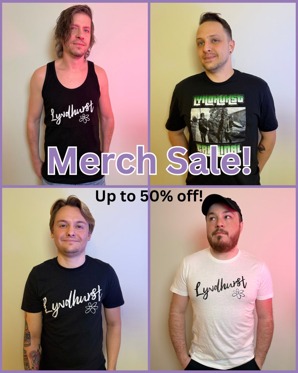 Our first round of orders is shipping out today, but we still have a few items left in stock. Get them before they're gone for good! lyndhurstband.square.site/s/shop