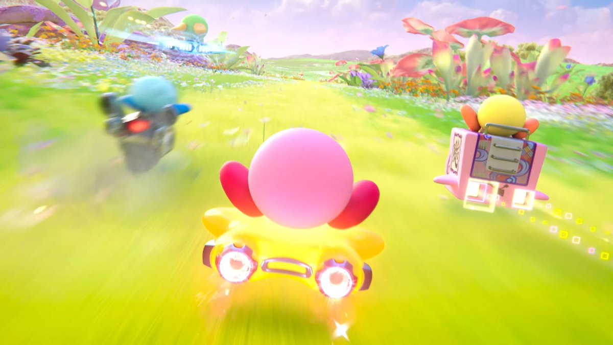 Wario64's tweet image. Kirby Air Riders announced from Sakurai, out 2025