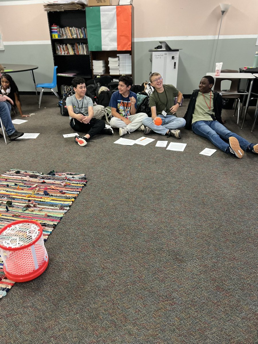 Rockin Review in 7th grade RELA today, trashketball and musical chairs is just another ELITE way of reaching all learner types. Great job <a href="/KDubWilliams4/">K Dub Williams</a> and 7th grade.