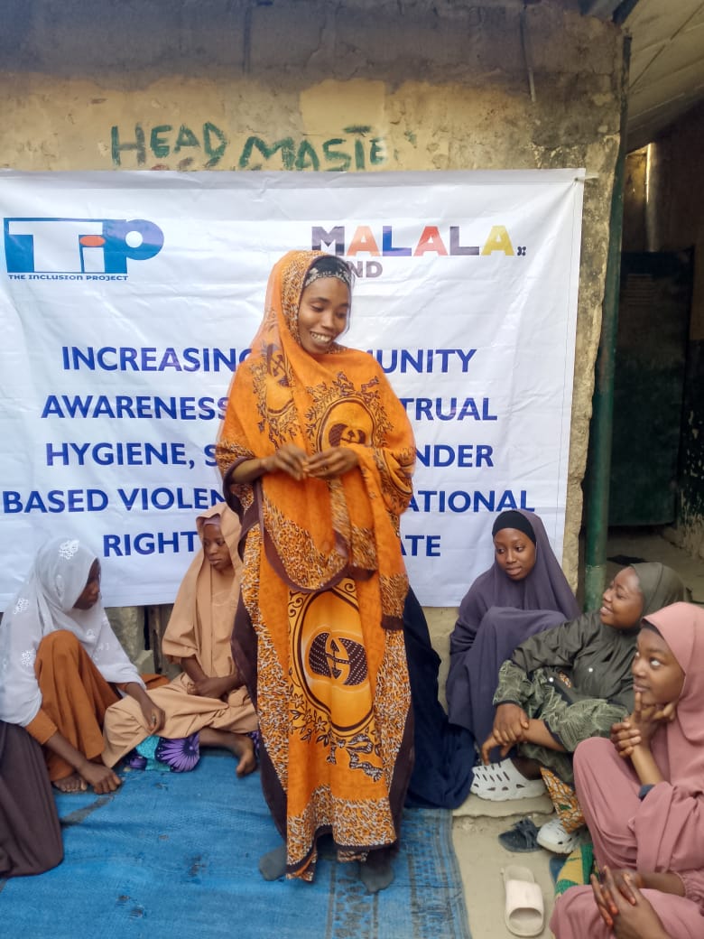 TheinclusionP's tweet image. We have been working tirelessly to empower young girls in Kano with critical knowledge on menstrual hygiene, sexual and gender-based violence (SGBV), and their educational rights with the support from the Malala Fund.
#GirlsEmpowerment #Education #MenstrualHealth #MalalaFund"