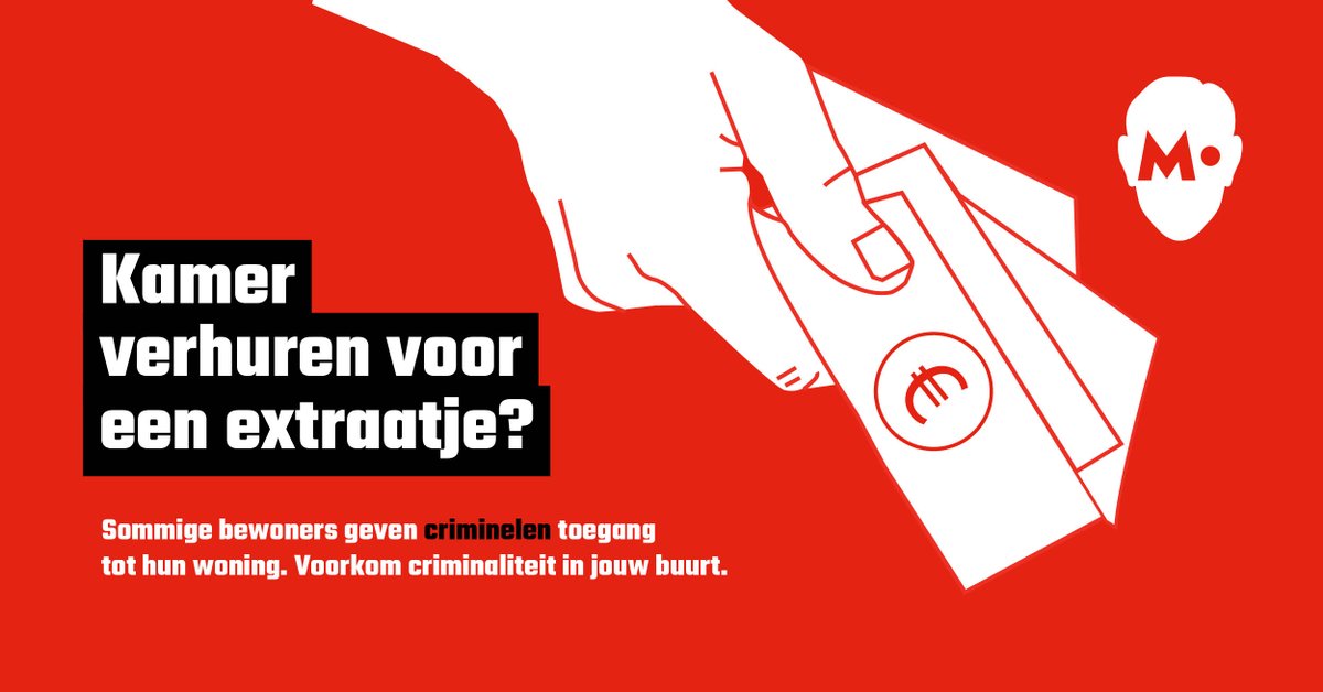 Herken de signalen van criminaliteit die plaatsvindt in of vanuit huurwoningen. Soms geven bewoners noodgedwongen toegang aan criminelen. 

Bekijk de signalen op: meldmisdaadanoniem.nl/huurwoningen. Meld Misdaad Anoniem via 0800-7000.

#Huurwoningen
