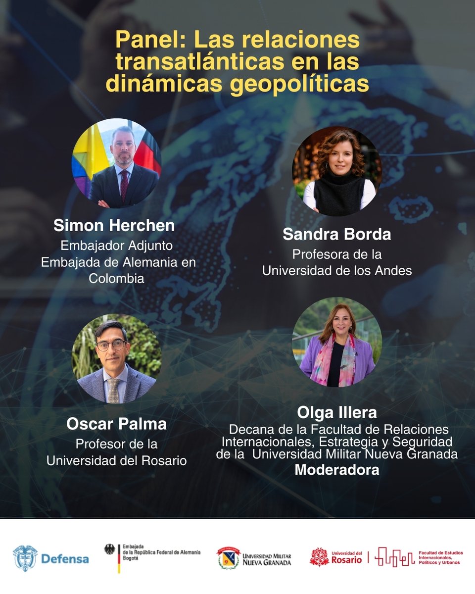 Exploremos la importancia de los partenariados de la OTAN, las tensiones geopolíticas entre EEUU y Europa, los desafíos de seguridad en Europa y los posibles escenarios de la guerra en Ucrania, reflexionando también sobre su impacto en Colombia.
Registro👉bit.ly/4lsyHwr