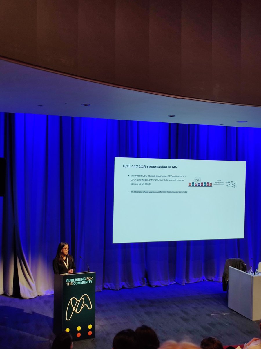 Federico De Angelis (@federicodeang12) on Twitter photo Aaaaand we're back with talks, with a very interesting chat on dinucleotide biases in IAV by fantastic PhD student Ananya Hoque from <a href="/GauntLab/">Elly.Gaunt_lab 💙</a> at #Microbio25 at the Virosphere Forum. Truly awesome stuff🔥🔥 Aaaaand we're back with talks, with a very interesting chat on dinucleotide biases in IAV by fantastic PhD student Ananya Hoque from <a href="/GauntLab/">Elly.Gaunt_lab 💙</a> at #Microbio25 at the Virosphere Forum. Truly awesome stuff🔥🔥