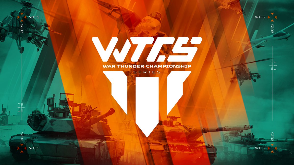 WarThunder's tweet photo. We're launching the #warthunder #Esports professional league! Compete in four major events throughout 2025, with a total prize pool of over 400,000 Golden Eagles and €15,000 for the Thunder Cup Grand Final. Got a team? Don't wait, join the action! 😎
👉 https://t.co/Newhq5z03a https://t.co/cJothS8puD