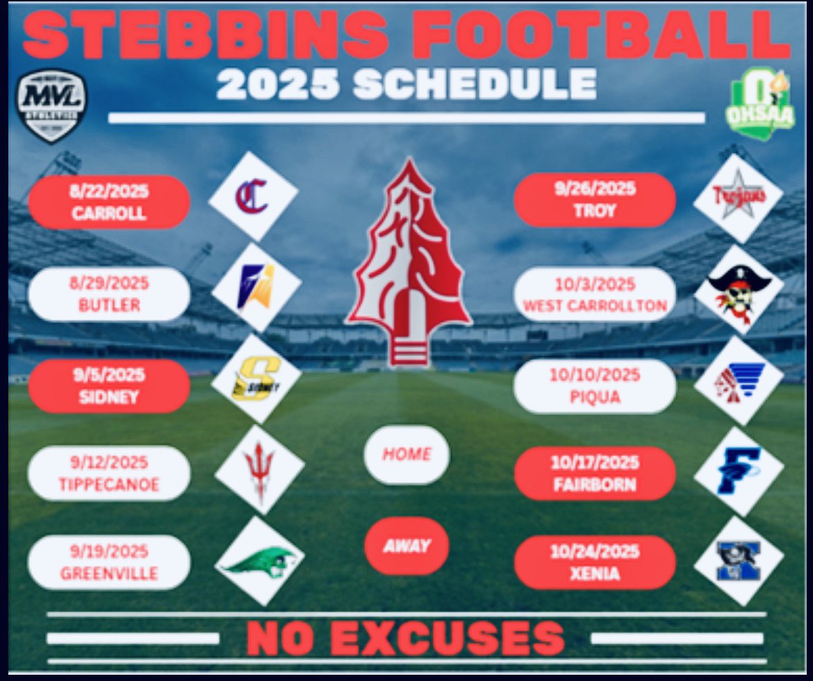 2025 SCHEDULE!!!!!