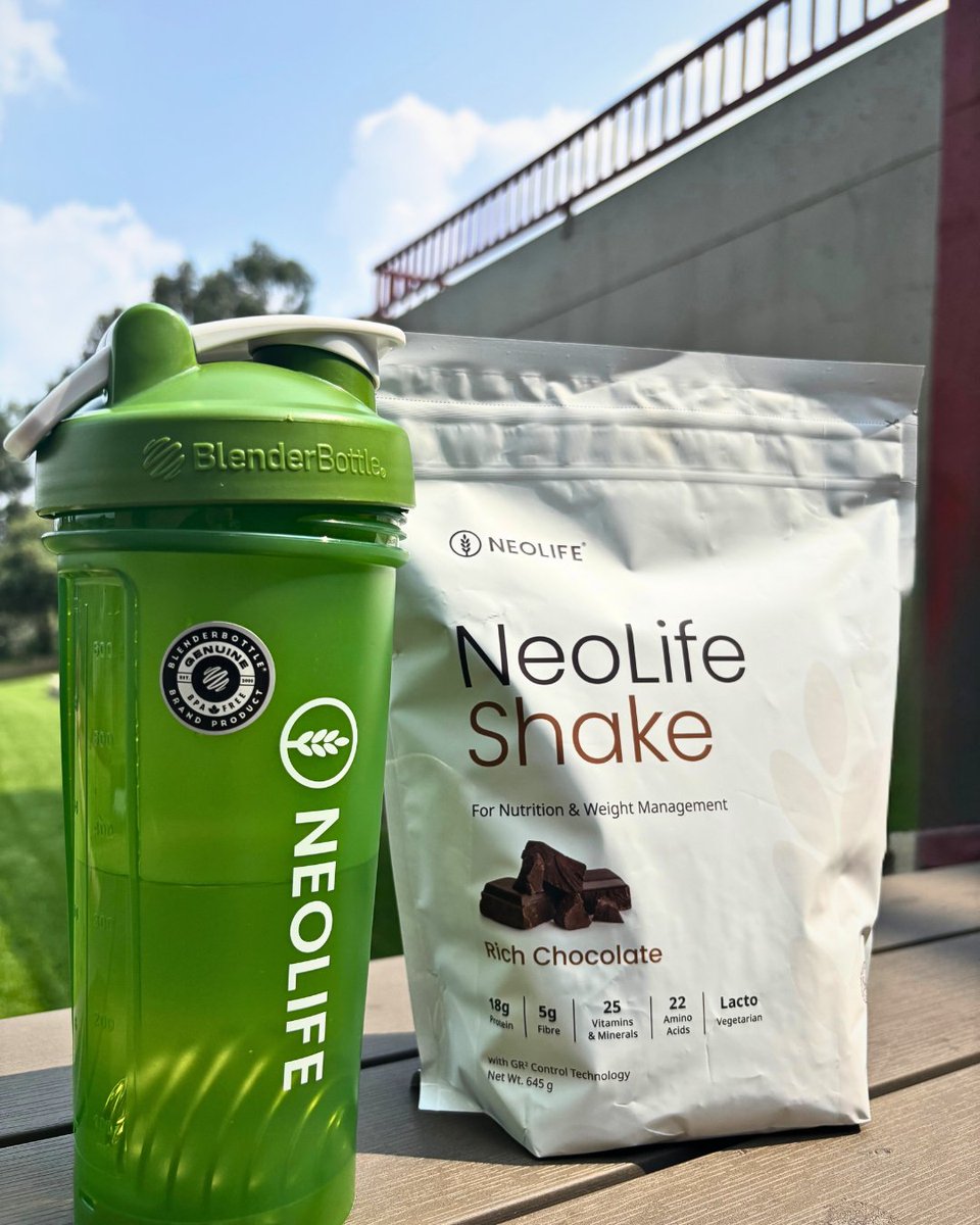 Fuel your day the right way 💪✨

NeoLifeShake + Blender Bottle = the perfect combo for a tasty, healthy boost! Ready to crush your goals?🥤💥

*Available in certain markets

#neolifeafrica #neolife #health