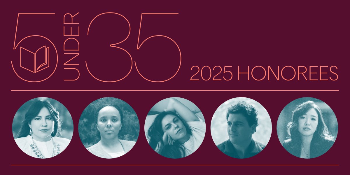 National Book Foundation (@nationalbook) on Twitter photo Congratulations to this year’s 5 Under 35 honorees: Stacie Shannon Denetsosie (The Missing Morningstar and Other Stories), Megan Howell (Softie), Maggie Millner (Couplets: A Love Story), Alexander Sammartino (Last Acts), and Jemimah Wei (<a href="/jemmawei/">Jemimah James Wei / 魏信子</a>, The Original Daughter). Congratulations to this year’s 5 Under 35 honorees: Stacie Shannon Denetsosie (The Missing Morningstar and Other Stories), Megan Howell (Softie), Maggie Millner (Couplets: A Love Story), Alexander Sammartino (Last Acts), and Jemimah Wei (<a href="/jemmawei/">Jemimah James Wei / 魏信子</a>, The Original Daughter).