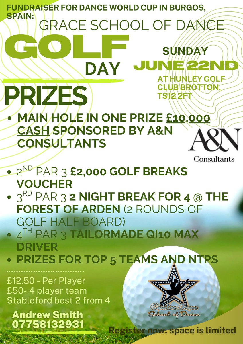 Andy18Smith's tweet photo. 🏌️♂️ WIN £10,000 WITH JUST ONE SWING! PLUS, LOADS MORE PRIZES UP FOR GRABS! 🏌️♀️
@GazetteBoro @guistownfc @HunleyGolf @Boro
#Hunley #Golf #Boro https://t.co/5Sc25WiBsn