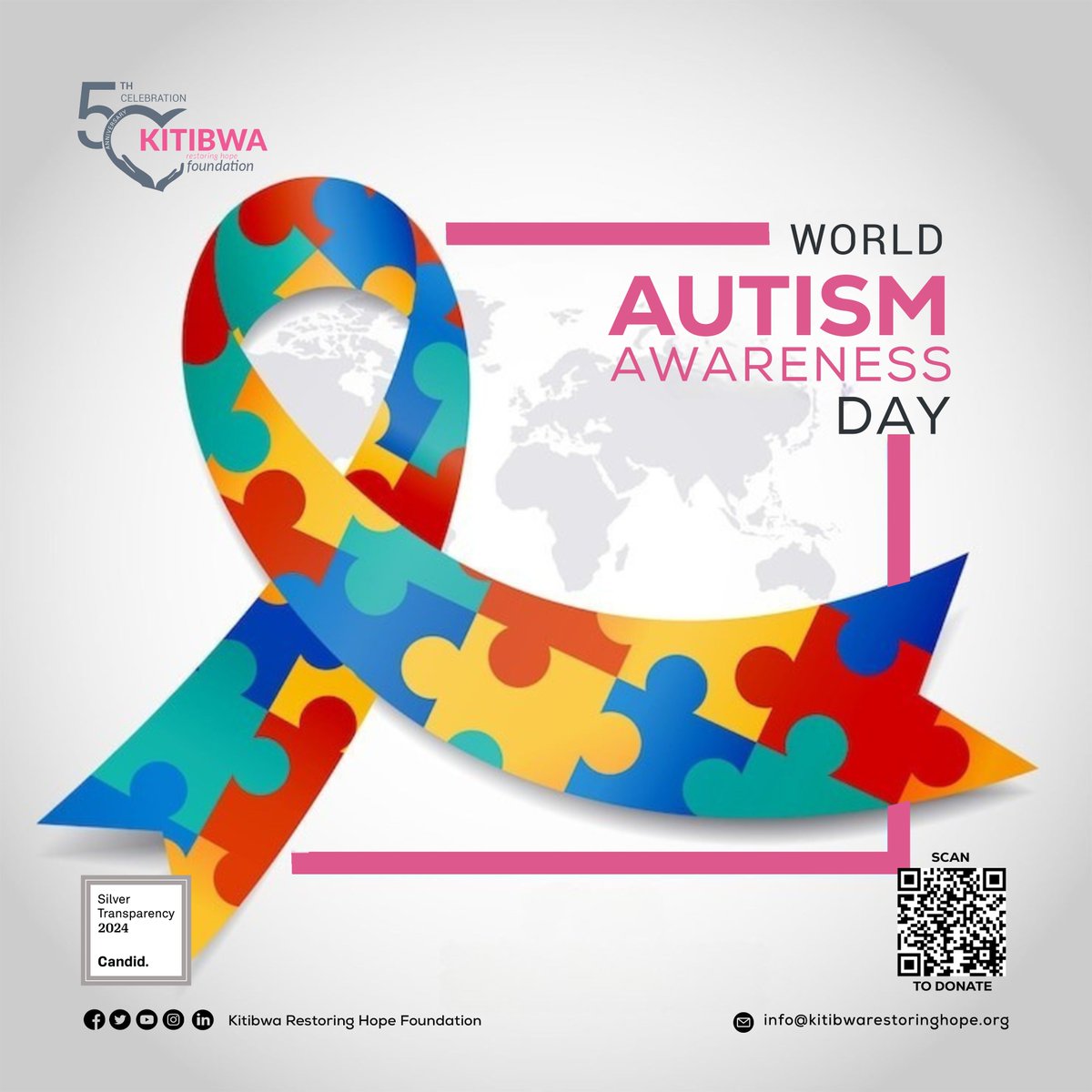 Today, on #WorldAutismDay, we stand for inclusion, understanding, and support for autistic individuals.

At Kitibwa, we walk this journey daily with  mothers raising children with autism. We stand as one to #RaiseAwareness and advocate for love, acceptance, and inclusion.