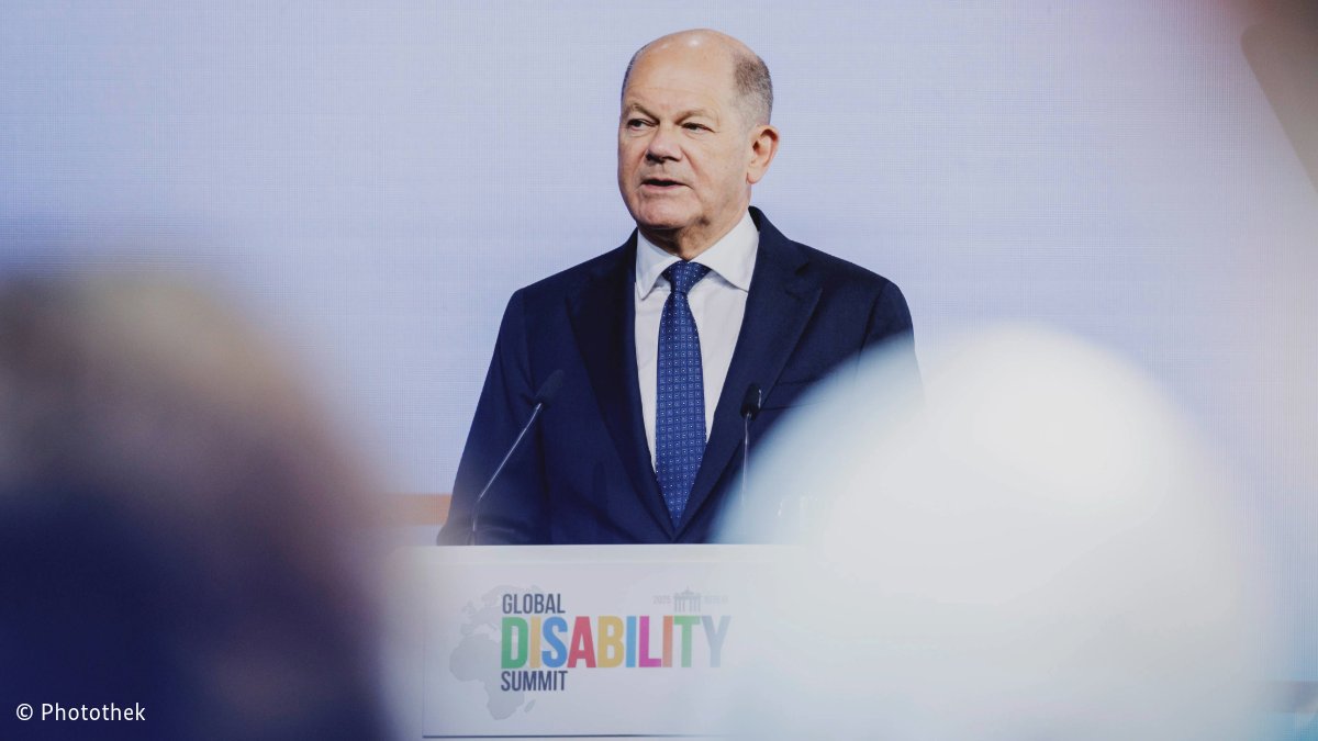 Bundesentwicklungsministerium (@bmz_bund) on Twitter photo "It is your voices, your experiences and your aspirations that must guide our deliberations and decisions here in Berlin - true to the principle that guides the Convention on the Rights of Persons with Disabilities: Nothing about us without us." - <a href="/Bundeskanzler/">Bundeskanzler Olaf Scholz</a> Scholz #GDS2025 "It is your voices, your experiences and your aspirations that must guide our deliberations and decisions here in Berlin - true to the principle that guides the Convention on the Rights of Persons with Disabilities: Nothing about us without us." - <a href="/Bundeskanzler/">Bundeskanzler Olaf Scholz</a> Scholz #GDS2025