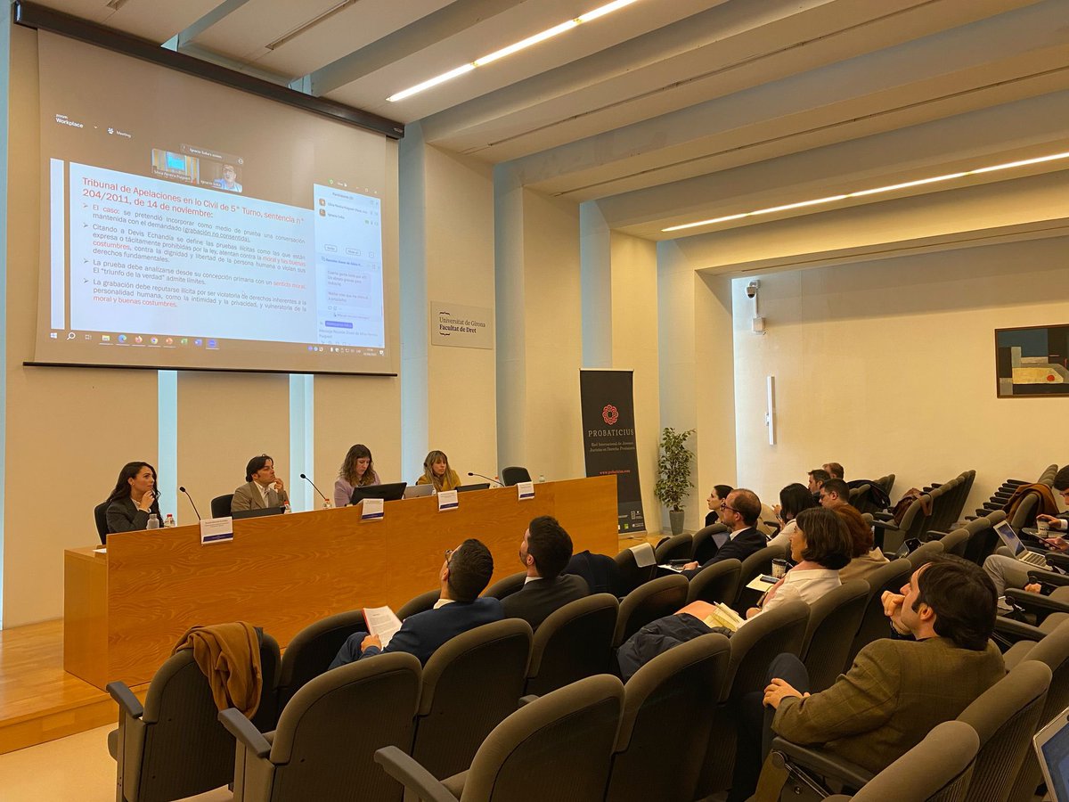 Gracias <a href="/spuigvert/">Sílvia Pereira Puigvert</a> y Gianluca Borgia por la invitación a participar en el Seminario de #Probaticius, en homenaje a la Prof. Teresa Armenta Deu. 

Allí expuse sobre las tendencias jurisprudenciales de la prueba ilícita en los últimos 15 años en Uruguay.