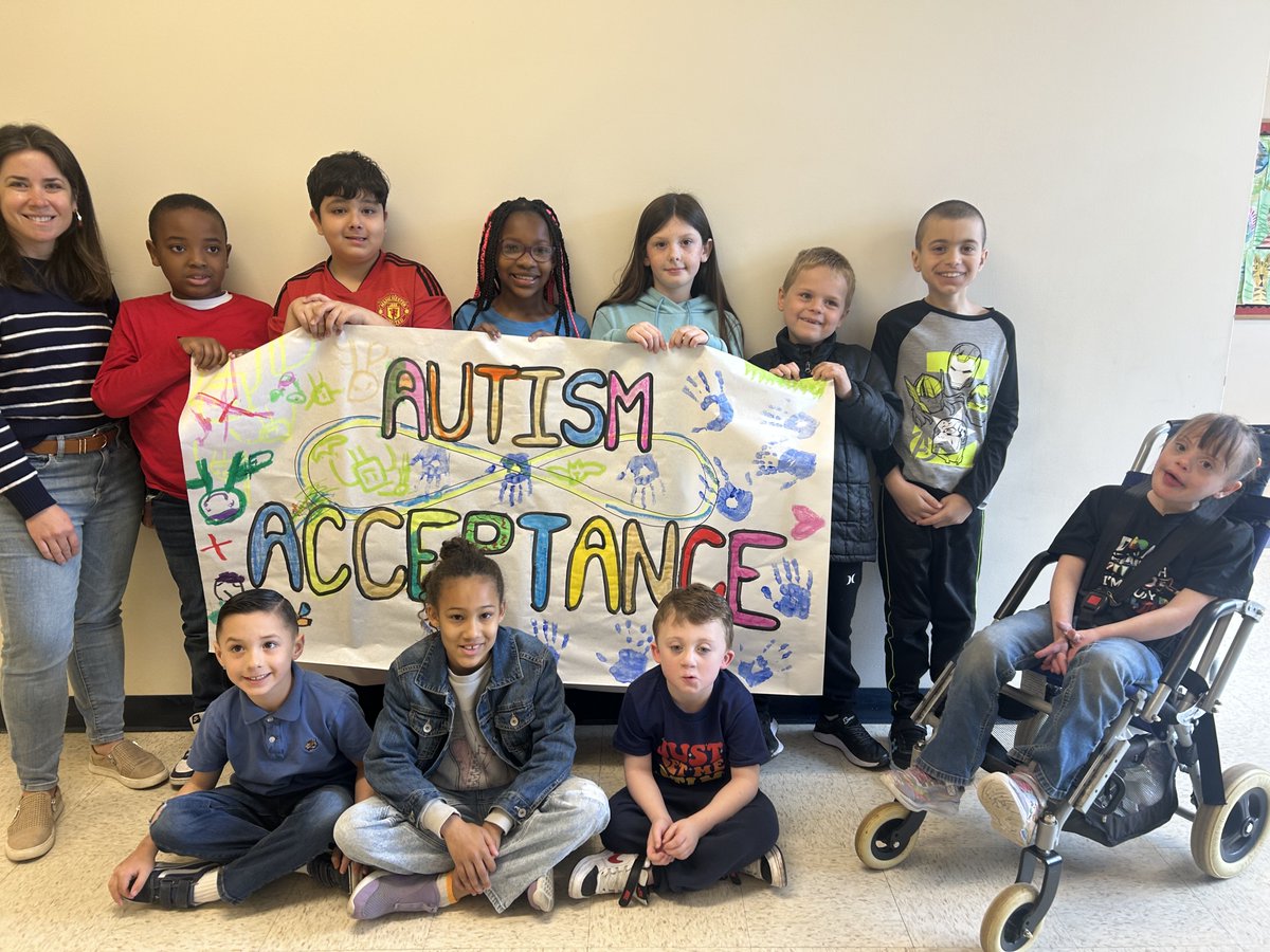 Celebrating Autism Acceptance at Wayside School today and every day.   #WaysideRocks #SpartanLegacy