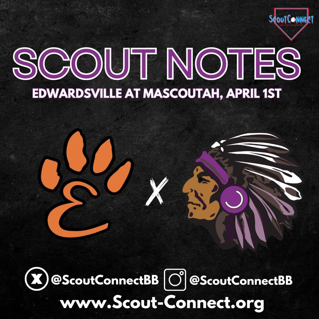 ScoutConnect (@scoutconnectbb) on Twitter photo ๐๐๐จ๐ฎ๐ญ ๐๐จ๐ญ๐๐ฌ: ๐๐ฎ๐๐ฌ๐๐๐ฒ, ๐๐ฉ๐ซ๐ข๐ฅ ๐๐ฌ๐ญ โ
+ Five prospects to follow from a matchup between No. 1 <a href="/EvilleTigerBB/">Edwardsville HS Tigers Baseball</a> and No. 4 <a href="/MHS19Baseball/">Mascoutah Indians Baseball</a> on Tuesday, April 1st.
+ Notes & video on those names, found here.๐
๐: tinyurl.com/33p9te3n ๐๐๐จ๐ฎ๐ญ ๐๐จ๐ญ๐๐ฌ: ๐๐ฎ๐๐ฌ๐๐๐ฒ, ๐๐ฉ๐ซ๐ข๐ฅ ๐๐ฌ๐ญ โ
+ Five prospects to follow from a matchup between No. 1 <a href="/EvilleTigerBB/">Edwardsville HS Tigers Baseball</a> and No. 4 <a href="/MHS19Baseball/">Mascoutah Indians Baseball</a> on Tuesday, April 1st.
+ Notes & video on those names, found here.๐
๐: tinyurl.com/33p9te3n