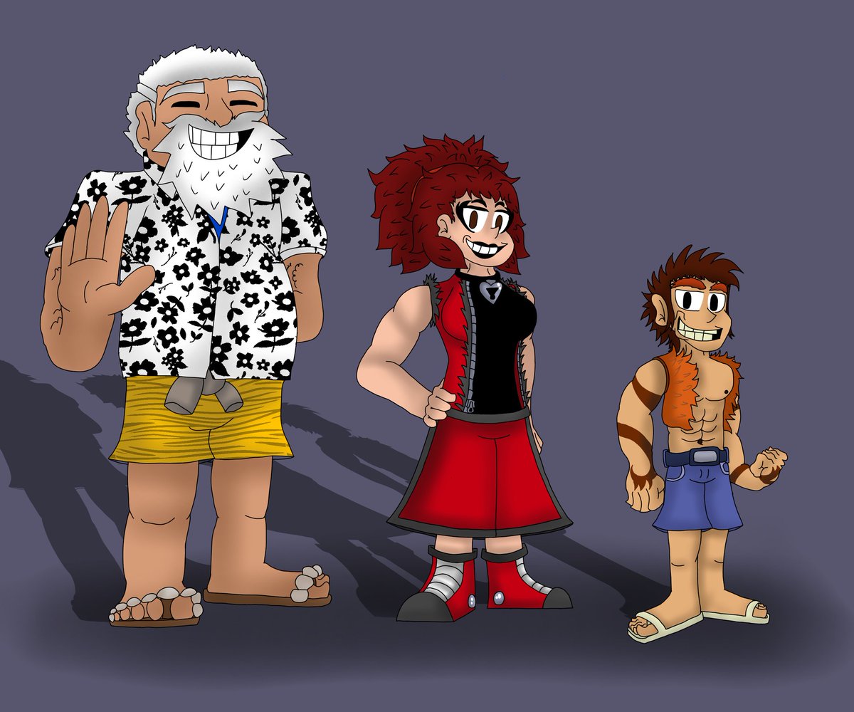 LucasLRDS0407's tweet photo. Welp, and finally here's my other creations (Preston/Zagoruh, Delia and Crasher) in their human forms!
Also just a few facts:

1-This is Zagoruh's real appearence before he becomes a Yokai.
2-Crasher is not short, is just the other 2 are way more taller than him.

Hope you enjoy https://t.co/f4EIJuptvB