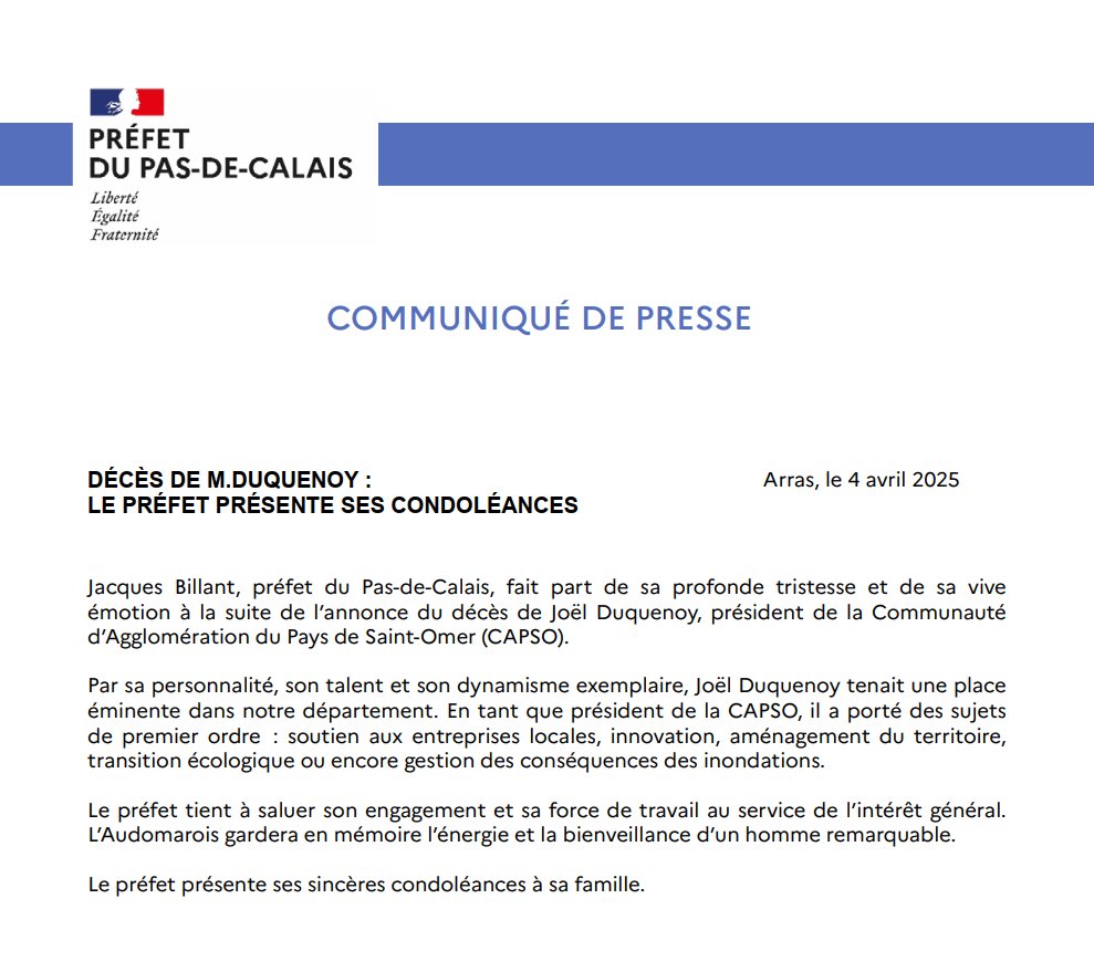 Image de Préfet Pas-de-Calais