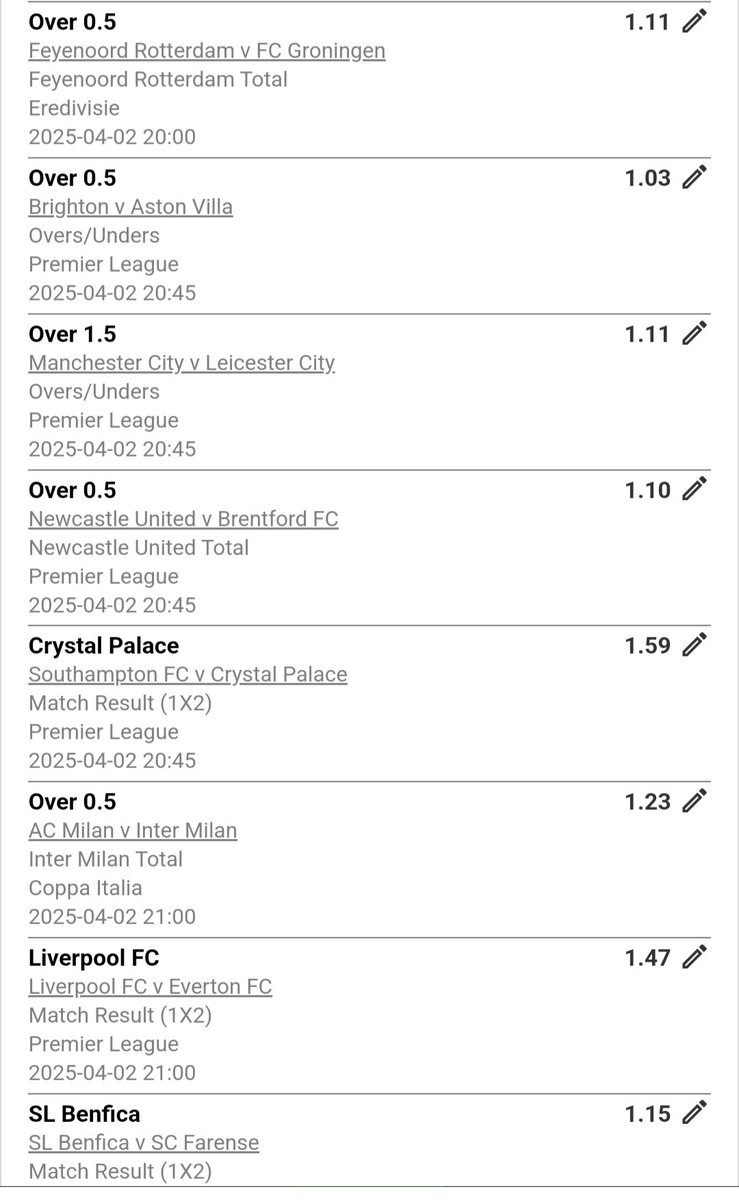 LuckyDoubles's tweet image. ▶️ 5+ Odds ⚽ Kick off: 20:00 ⚽ ✌️
Bet Code: X955F0511
#bettingX #punter #sportsbet
