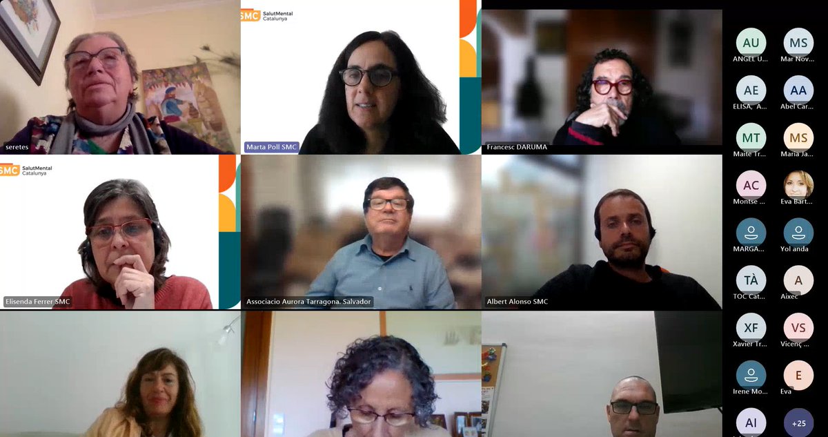 Salut Mental Catalunya (@salutmentalcat) on Twitter photo 📢 La nova junta directiva de SMC amb una majoria de persones amb experiència pròpia en salut mental.
👉 Ahir a l'Assemblea es van votar vuit càrrecs de la junta i es va aprovar l'entrada d'<a href="/bipolarsbcn/">Associació Bipolars Barcelona</a> i Aspenedi, arribant fins les 88 entitats.
tuit.cat/bL84F 📢 La nova junta directiva de SMC amb una majoria de persones amb experiència pròpia en salut mental.
👉 Ahir a l'Assemblea es van votar vuit càrrecs de la junta i es va aprovar l'entrada d'<a href="/bipolarsbcn/">Associació Bipolars Barcelona</a> i Aspenedi, arribant fins les 88 entitats.
tuit.cat/bL84F
