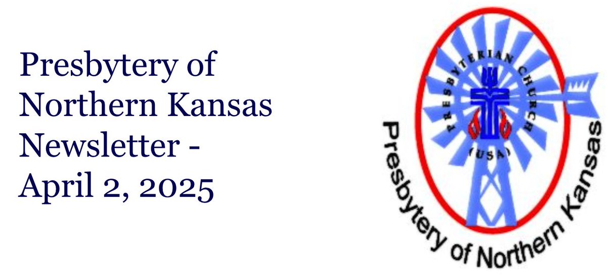 pnkpcusa's tweet image. Here&apos;s the April edition of the Presbytery of Northern Kansas Newsletter!
buff.ly/FgBSsJ4