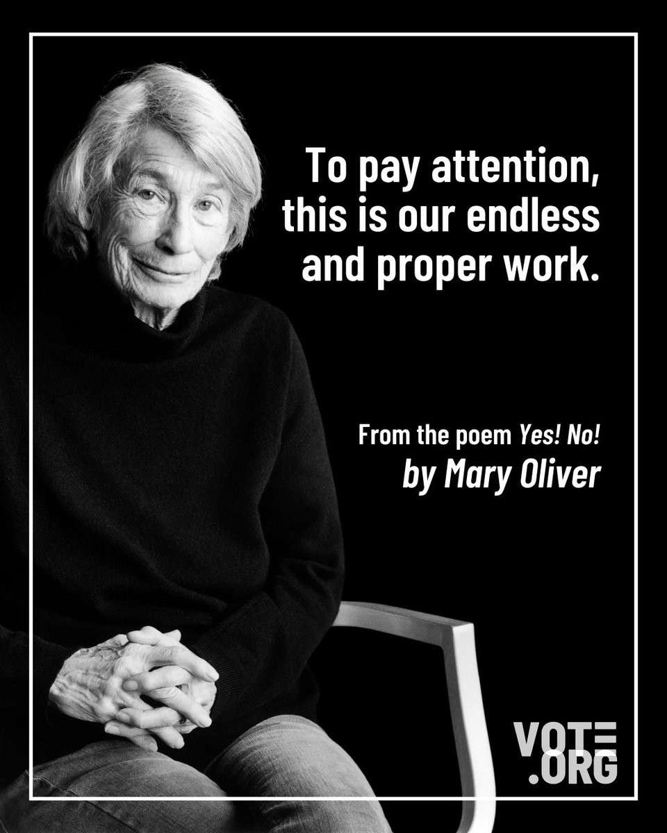 To show up. To care. To pay attention.
This is the work of democracy.

Check your registration. Make your plan. Vote with intention.

Visit vote.org for everything you need.