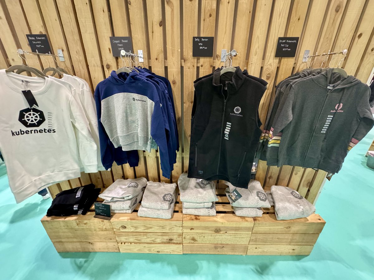 If you're at #KubeCon EU 2025 London, don't forget to drop by the corner store in the solutions showcase and grab the latest merch that we may never make again! 😎
