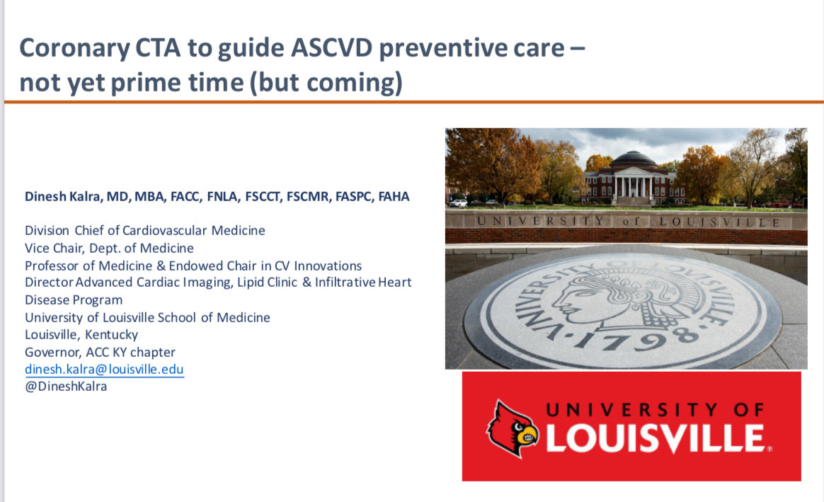 DrJMarine's tweet image. Thank you ⁦@DineshKalra⁩ for a superb ⁦@hopkinsheart⁩ Grand Rounds this AM on coronary CTA to guide ASCVD prevention. Great work you are doing at ⁦@UofLCardiology⁩ ! ⁦@rblument1⁩ ⁦@HeartOTXHeartMD⁩ ⁦@drdavemd ⁦@hvanspall⁩ ⁦